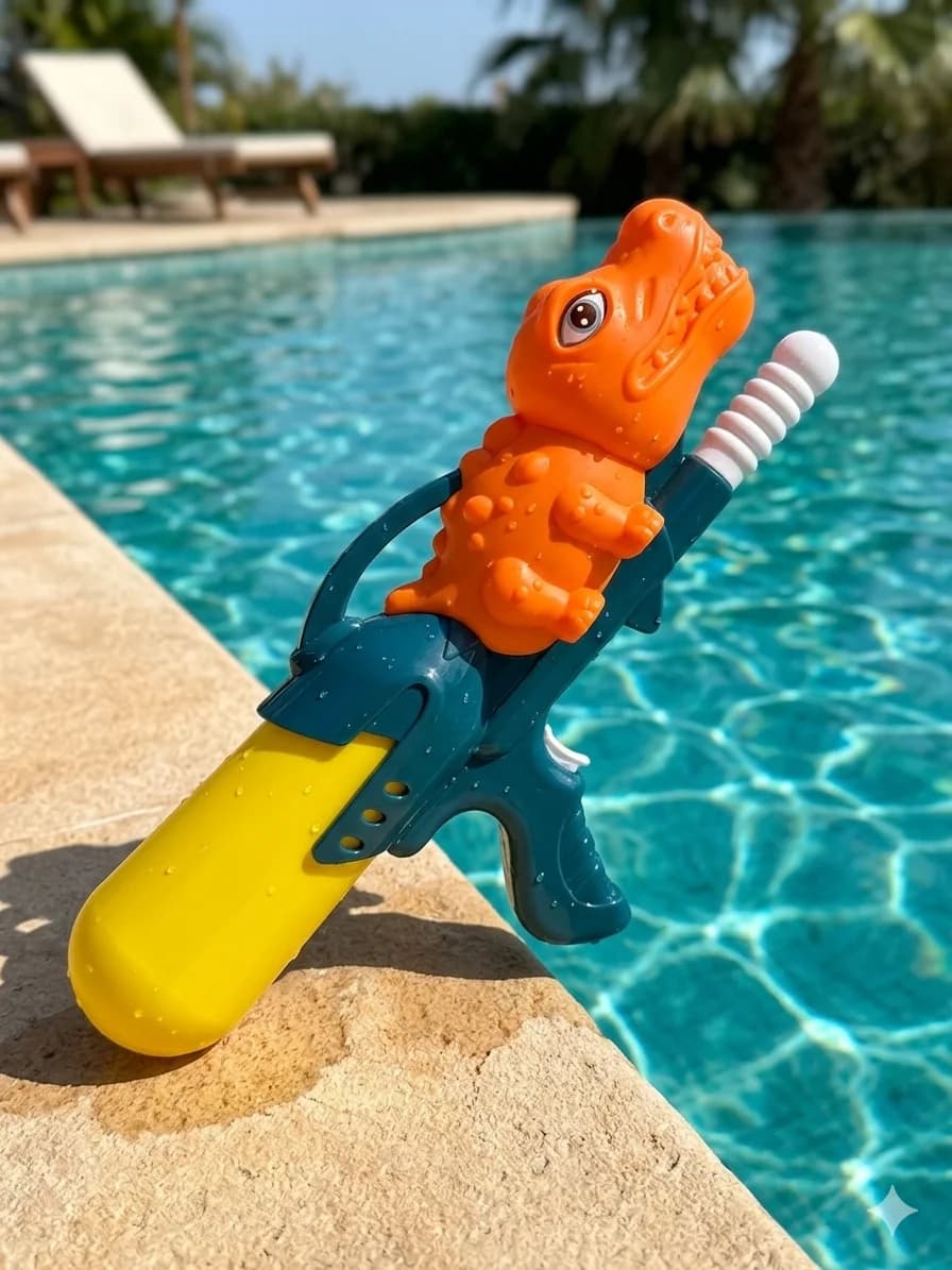 dinosaur water gun