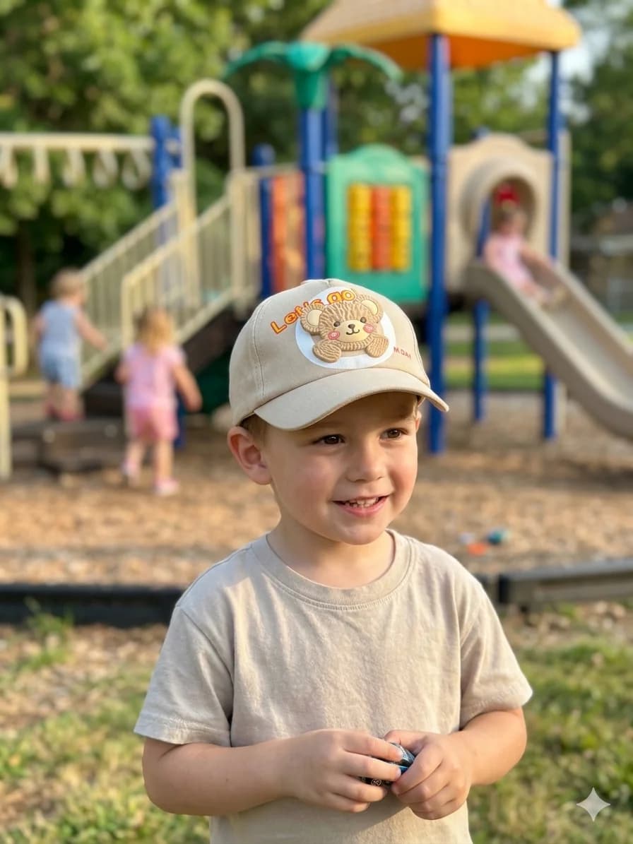 kids cap LETS GO