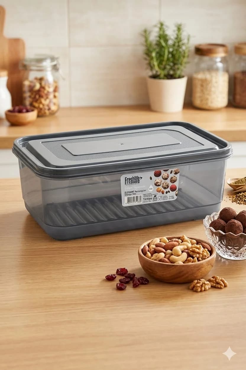 fresh life rectangular tupperware 3.8LT