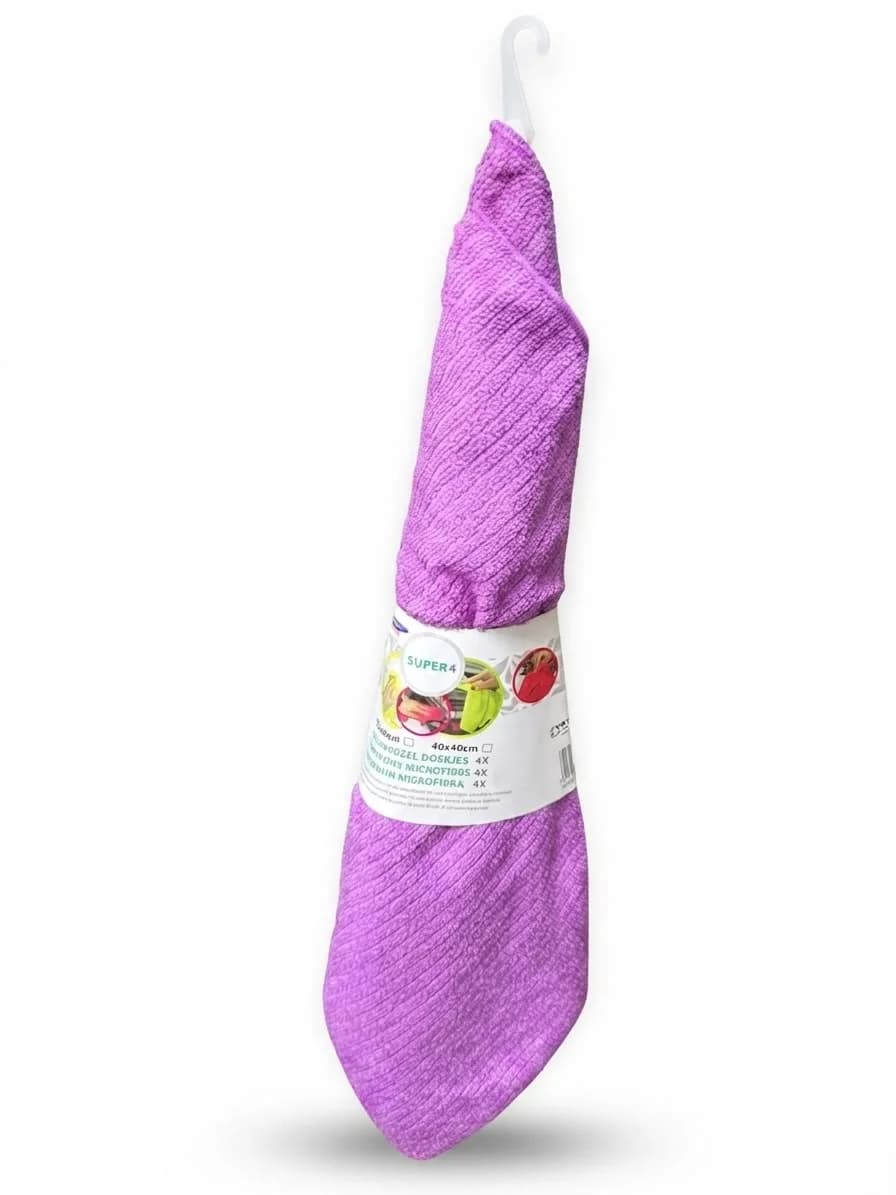 Micro Fibre Towel 40X40 Set Of 4