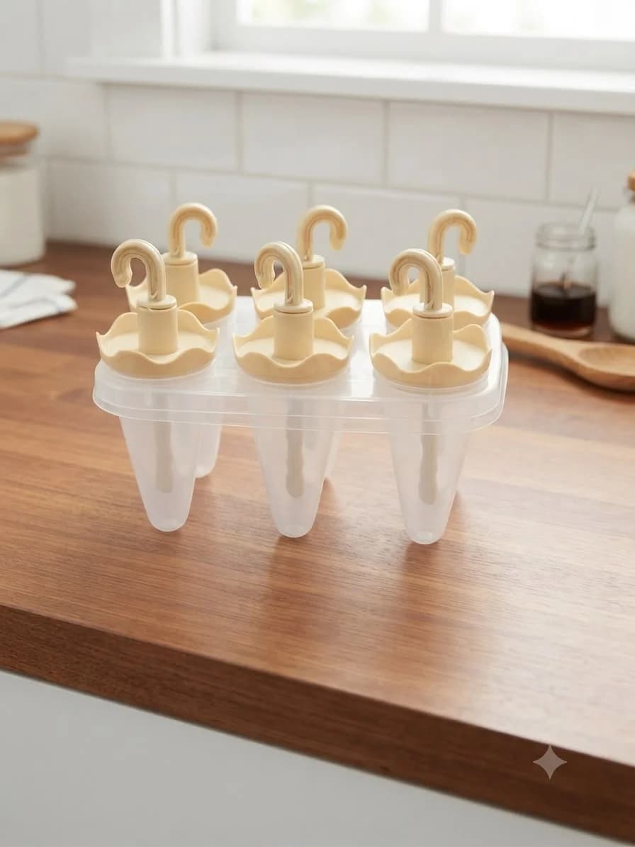 Plastic ice cream mold
