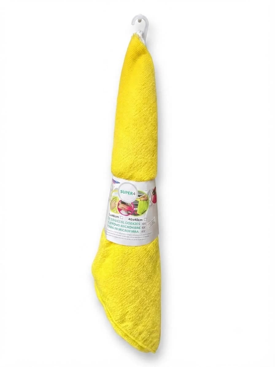 Micro Fibre Towel 40X40 Set Of 4
