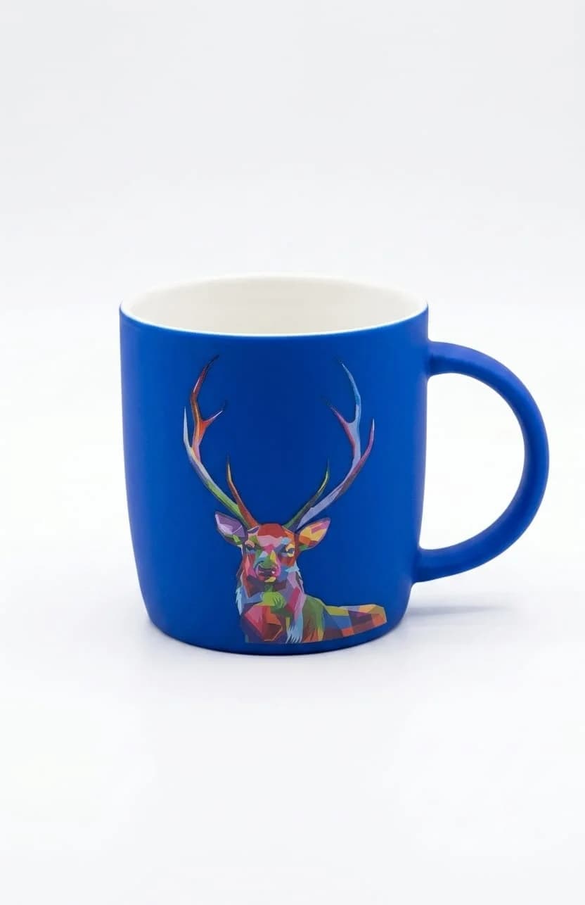 ceramic mug blue