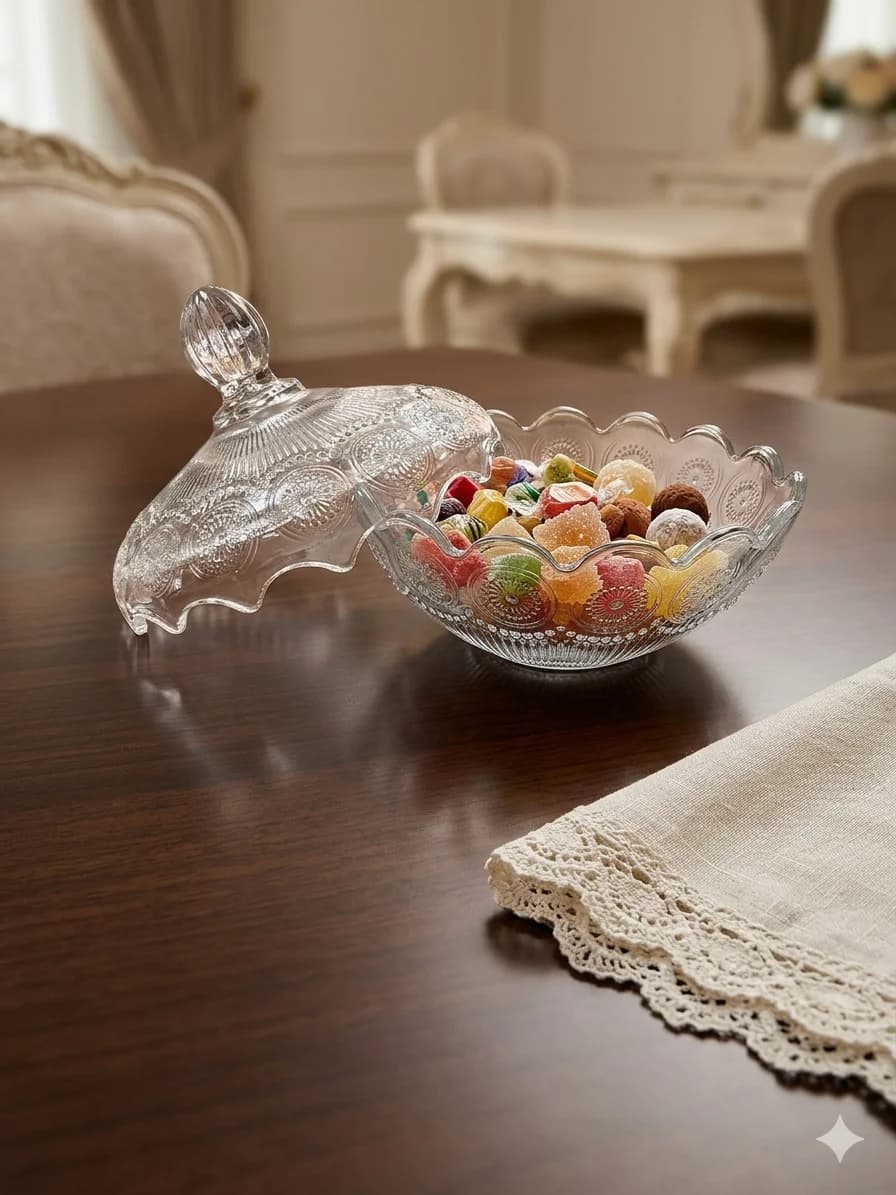 glass candy pot z