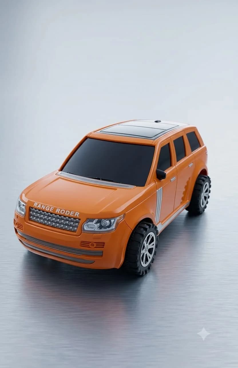 Inertial Sliding Car Range Rover orange