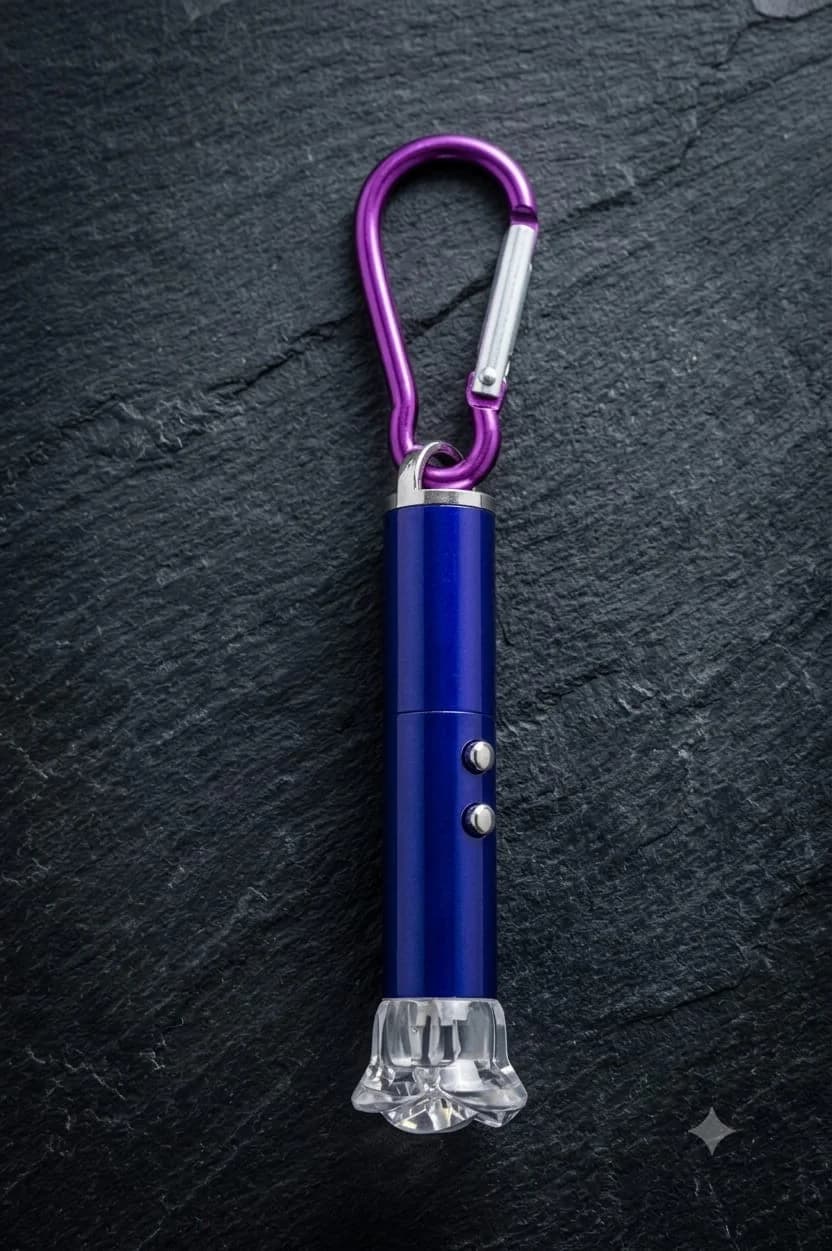 Keychain Laser Pointer And Led Flashligh