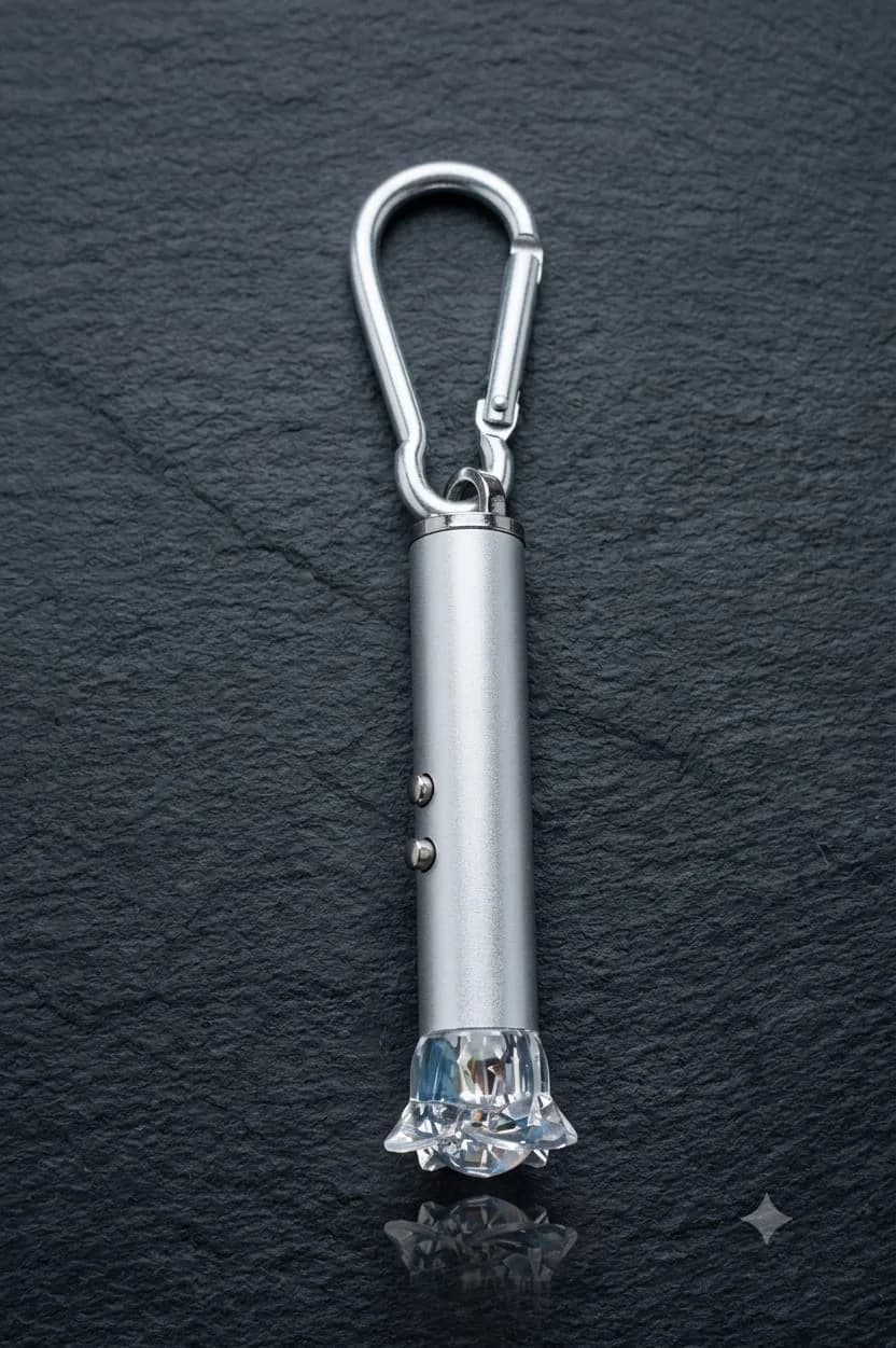 Keychain Laser Pointer And Led Flashligh