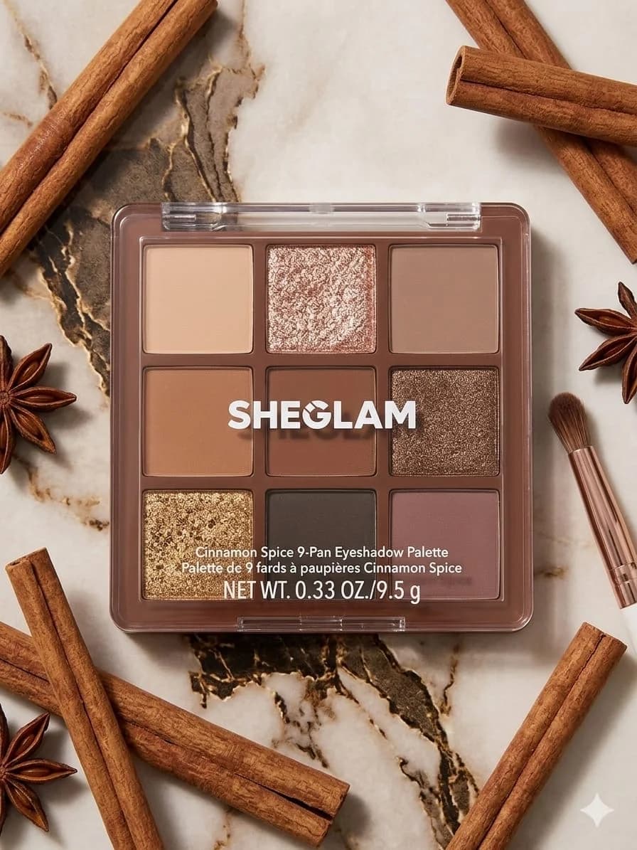 SHEGLAM CINNAMON SPICE 9-PAN EYESHADOW PALETTE